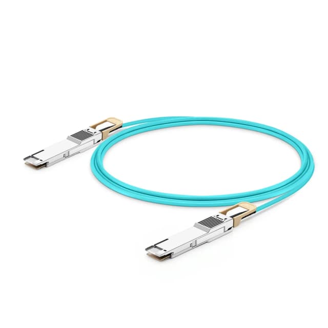 400G QSFP-DD Active Optical Cable 850nm 1–100m MMF DDM | FLD-4QDD-AOC-X | Fiberland