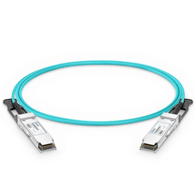 100G QSFP28 Active Optical Cable 850nm 1–100m MMF DDM | FLD-QSFP28-AOC-X | Fiberland